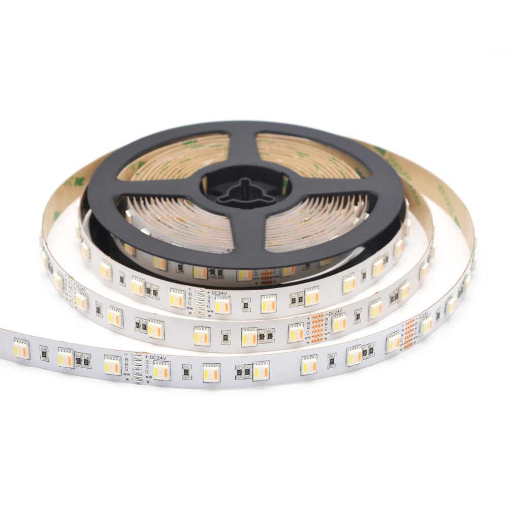 Bright RGB CCT LED Strip, 5050 RGB + Tunable White LED Strips